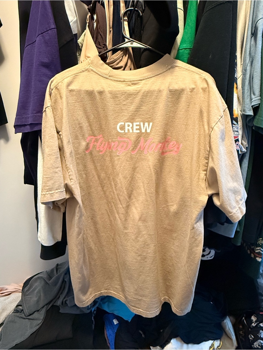 Find Mickey Men's Tan Graphic T-Shirt - Picture 2 of 2